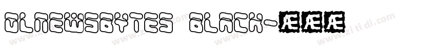OLNewsbytes Black字体转换